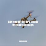 Flying DJI FPV Drone without Goggles: What You Need to Know