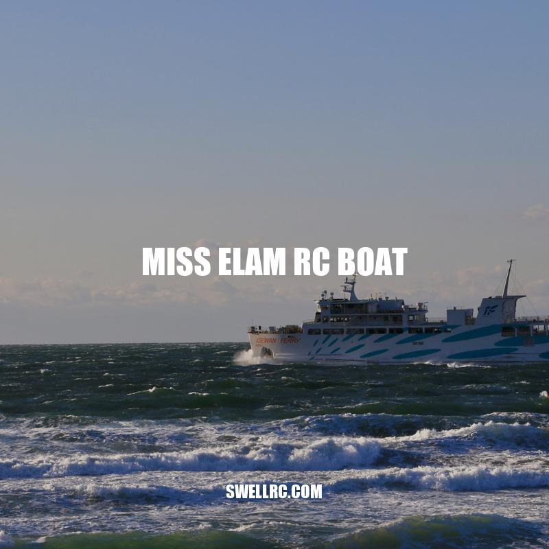 Exploring the Speed and Agility of Miss Elam RC Boat