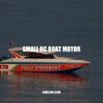 Guide to Small RC Boat Motors: Choosing, Installing and Maintaining