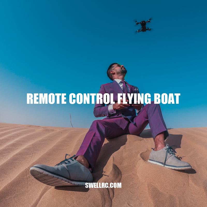 Introducing the Remote Control Flying Boat: A Unique and Thrilling Hobby