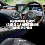 Lamborghini Remote Control Car: Enhancing Your Driving Experience with Steering Wheel and Pedal