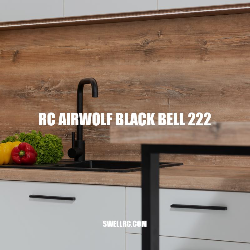 RC Airwolf Black Bell 222: The Ultimate Helicopter Replica for Enthusiasts.