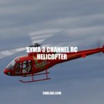 Syma 3 Channel RC Helicopter: High-Performance, Durable and Responsive