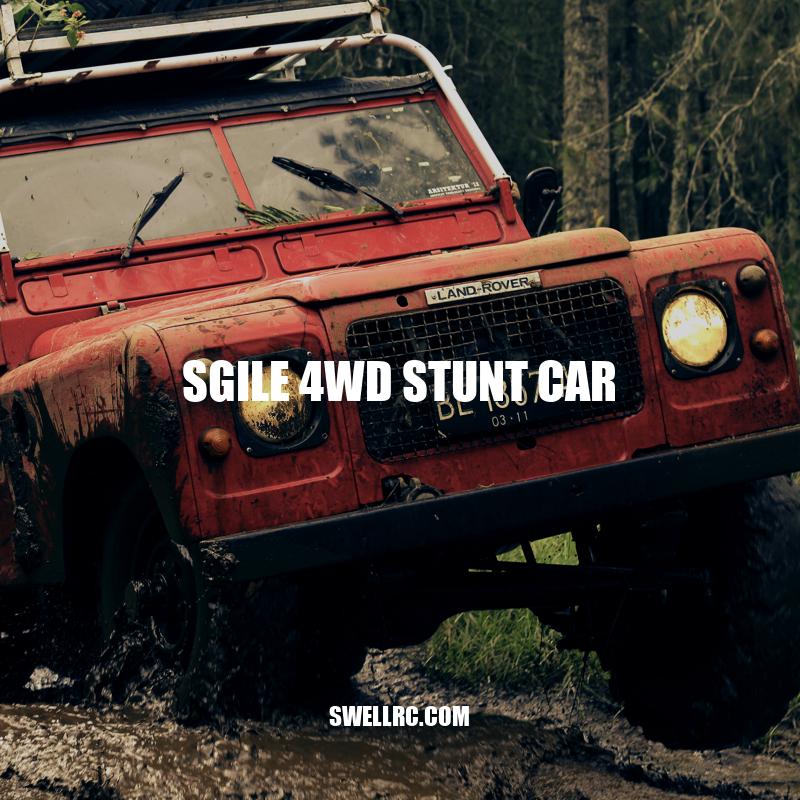 Unleash Your Childs Adventurous Spirit With The Sgile 4wd Stunt Car