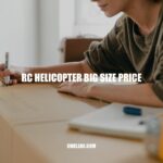 Big Size RC Helicopter Prices: Factors and Tips for Finding Deals