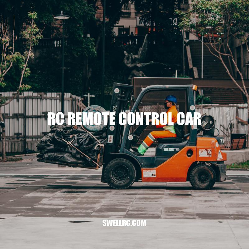 Choosing and Maintaining RC Remote Control Cars