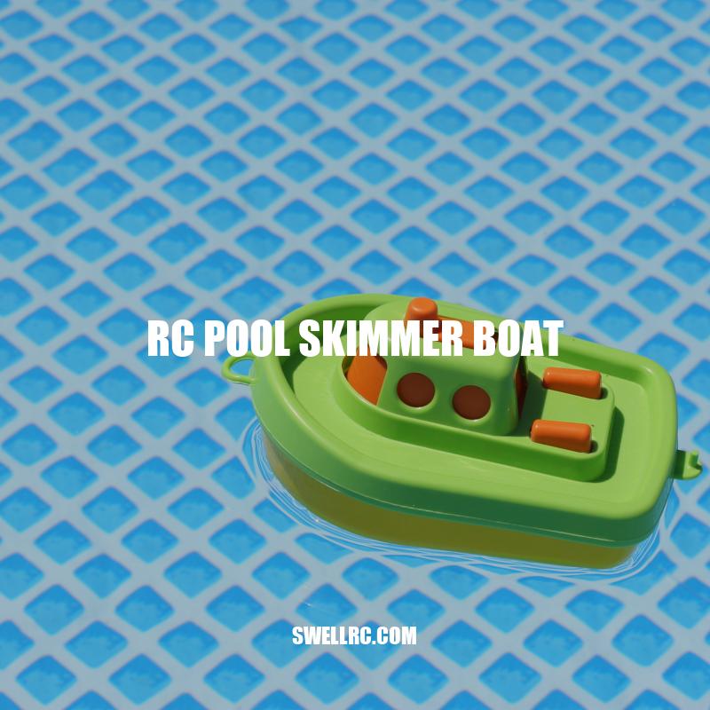 Efficient Pool Cleaning with the RC Pool Skimmer Boat