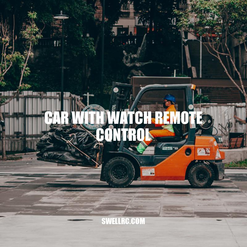 Revolutionizing Car Control: The Watch Remote-Controlled Car