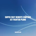 Super Fast Remote Control Jet Fighter Plane: The Ultimate High-Speed Thrill