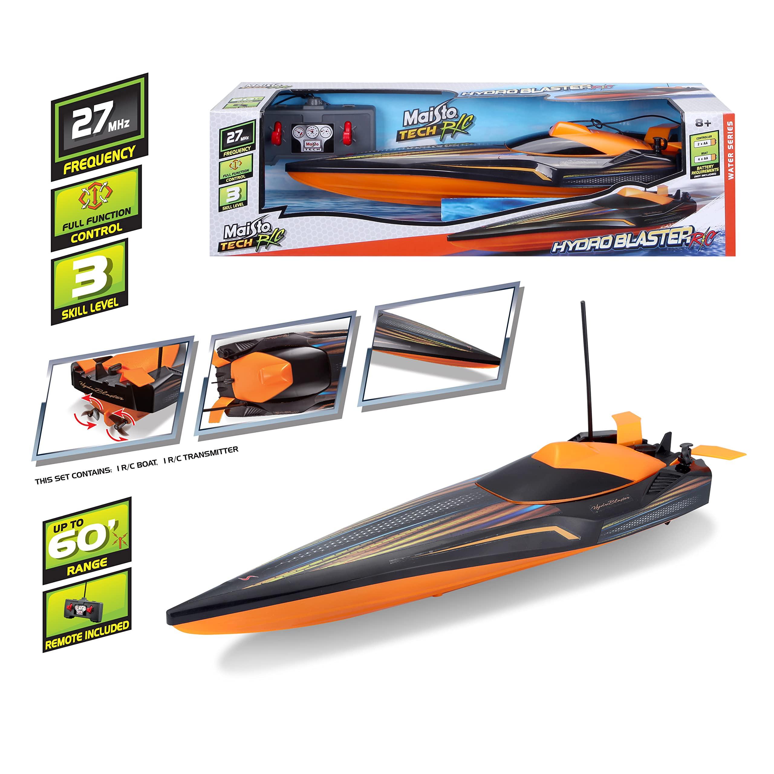 Maisto Hydro Blaster Speed Boat: Widely available and affordable: The perfect water toy for kids and adults.