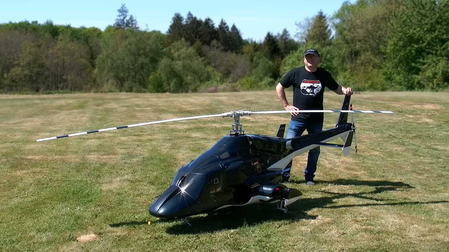 Airwolf Black Bell 222 Electric: The Ultimate RC Helicopter Experience