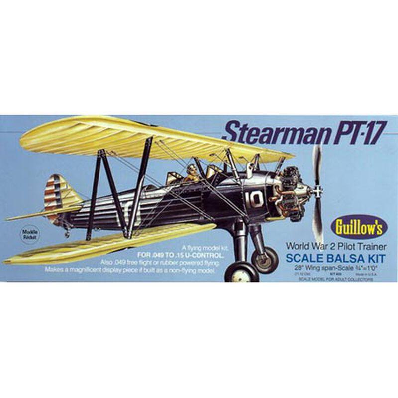 Guillows Stearman Pt 17: Complete Model Building Kit for the Iconic Guillows Stearman PT 17