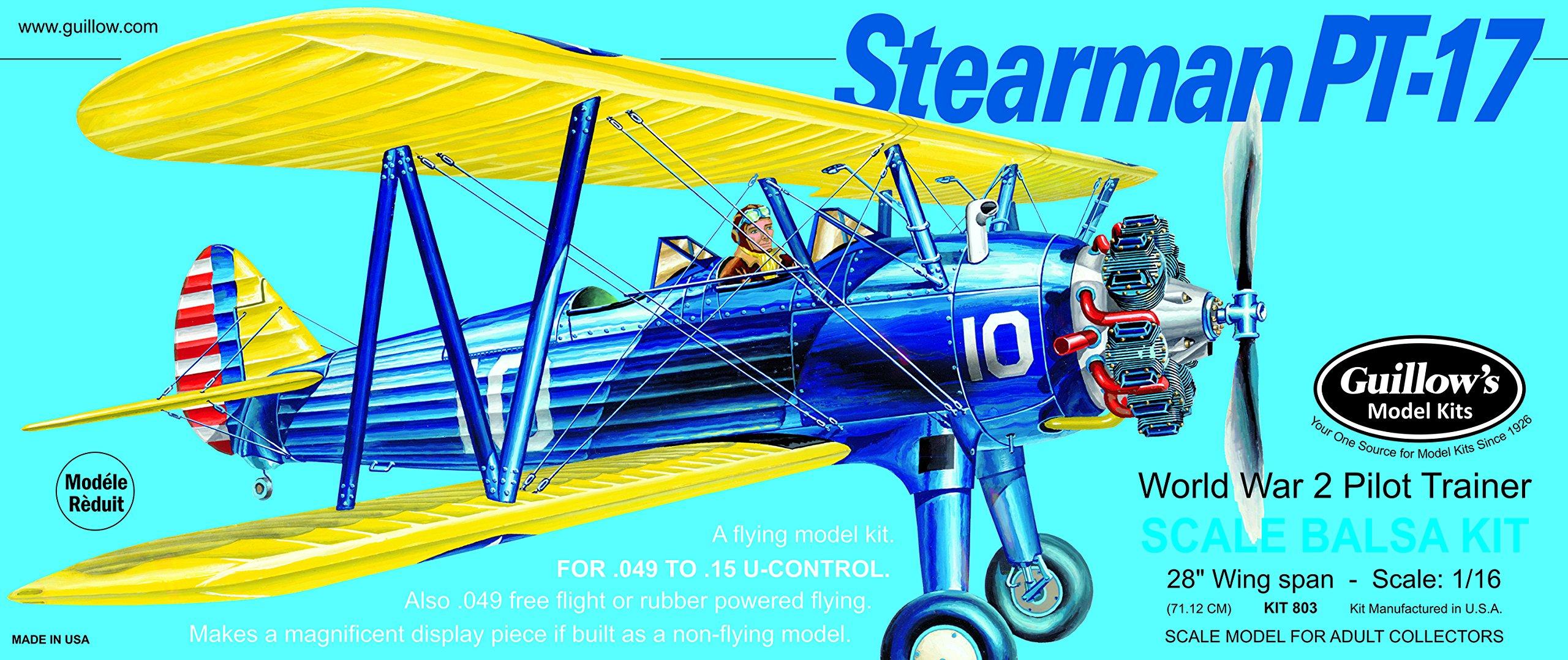 Guillows Stearman Pt 17: Build an Accurate Stearman PT-17 with the Guilows Model Kit