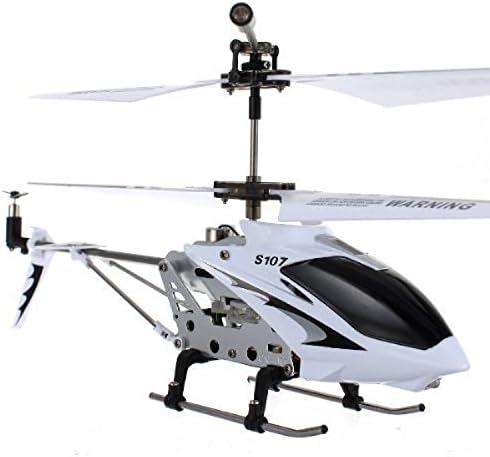 Syma S107G 3 Channel Rc Helicopter With Gyro Blue: Quick charging and long flight time make for endless fun with the Syma S107G RC helicopter.