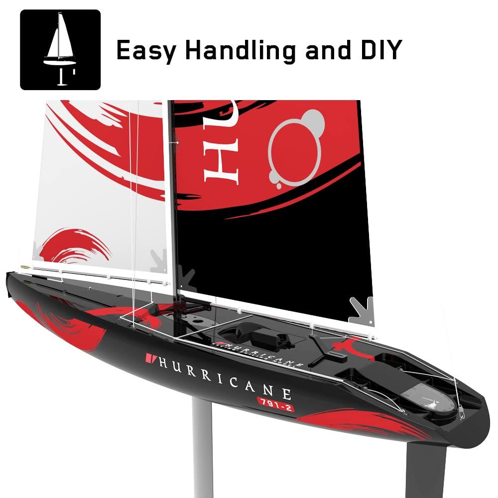 Hurricane Rc Sailboat: Easy Operation and Optimal Control: The Hurricane RC Sailboat