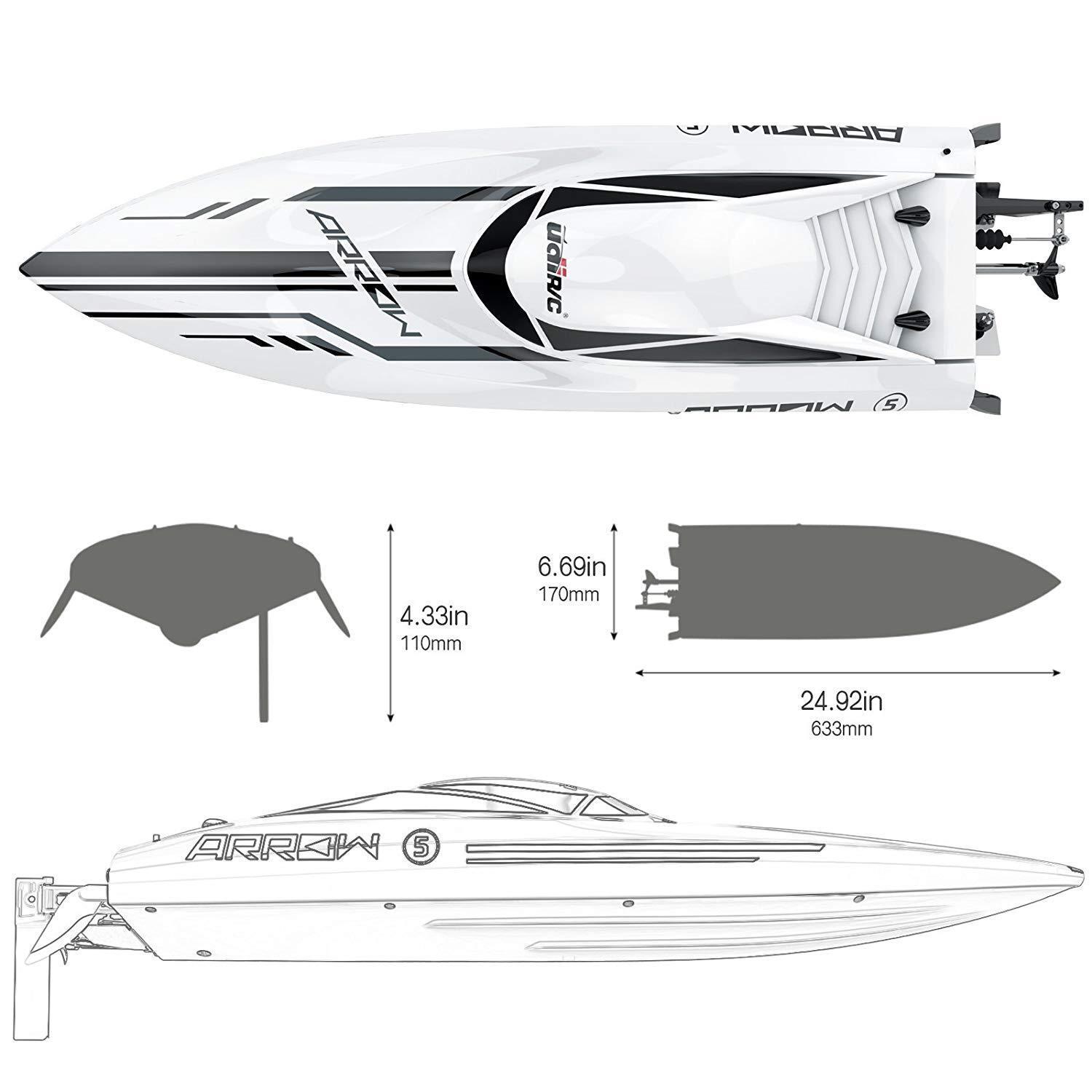 Rc Boat Arrow: High-speed performance and durability in the RC boat Arrow.