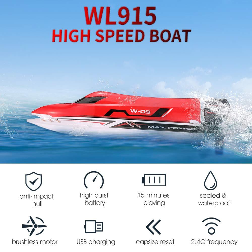 Rc Boat Wl915: Ideal Speedboat for Racing Enthusiasts