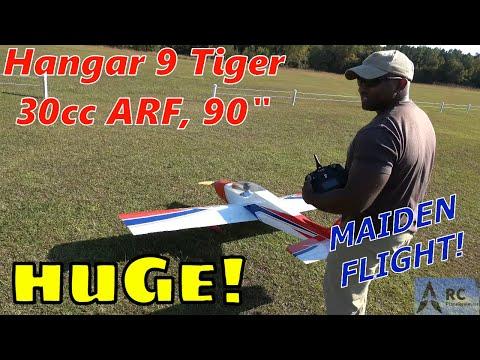 Hangar 9 Tiger 30Cc: High fuel capacity for extended flying sessions.