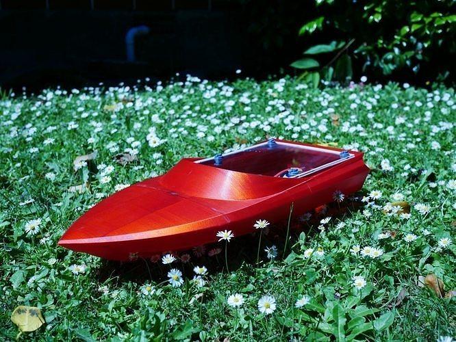 3D Printed Rc Jet Boat:  High-Speed 3D Printed Jet Boat