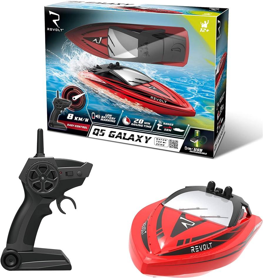 Revolt Rc Q5 Galaxy Boat: Positive User Reviews: Revolt RC Q5 Galaxy Boat is easy to use, durable, and reliable according to satisfied users.