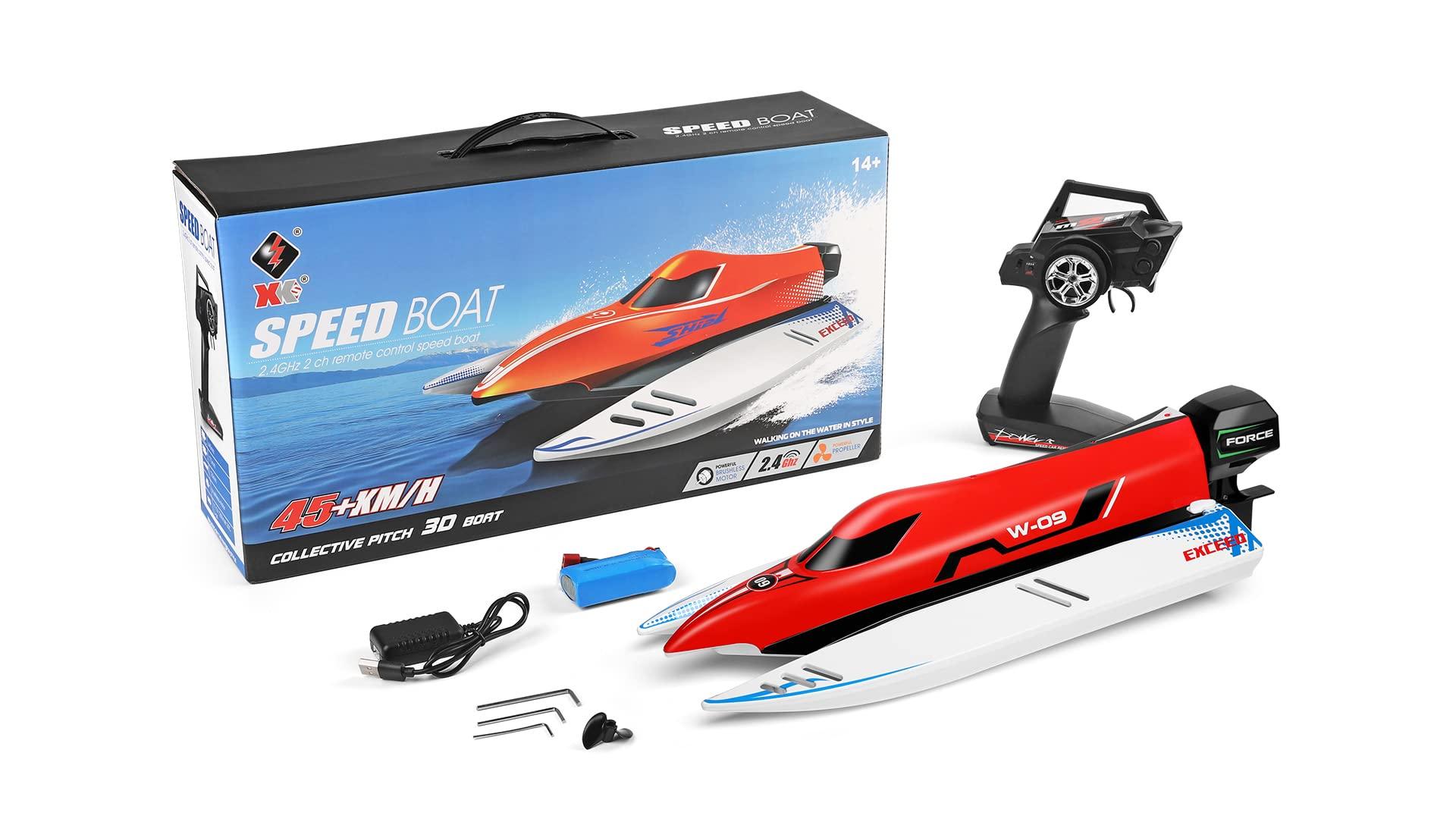 W 09 Rc Boat: Top Speed Performance: The W 09 RC boat and its slick design