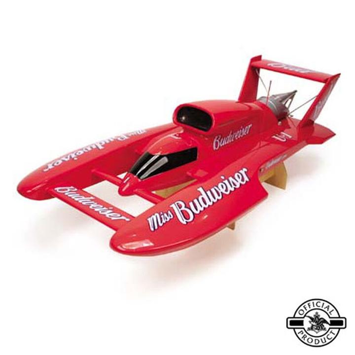 Proboat Miss Budweiser 1/8 Scale Gas:   The Powerhouse Gas-Powered Engine of the ProBoat Miss Budweiser RC Boat