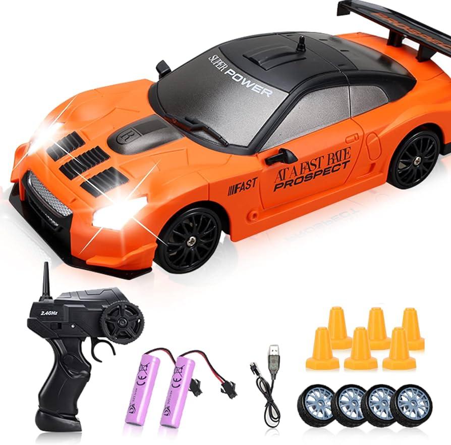 Remote Control Car With Lights:  Drift Car Racing for Beginners