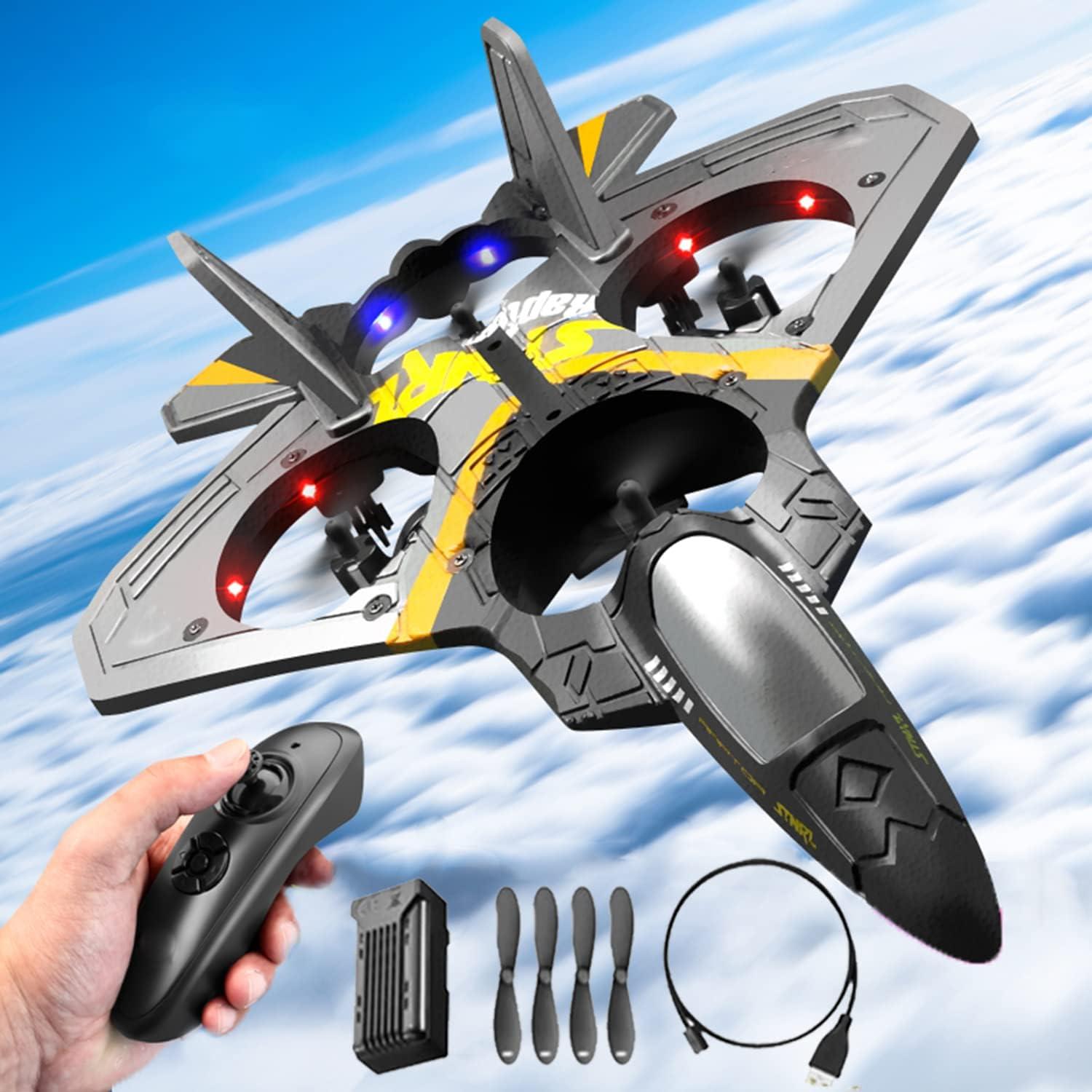 Remote Control Airplane With 360 Stunt Spin Remote & Light:  Those looking for an exciting RC airplane should consider this model with 360 stunt spin and light features.