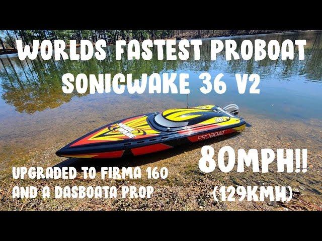 Proboat 36: Exceptional speed, stability, and precision: The ProBoat 36