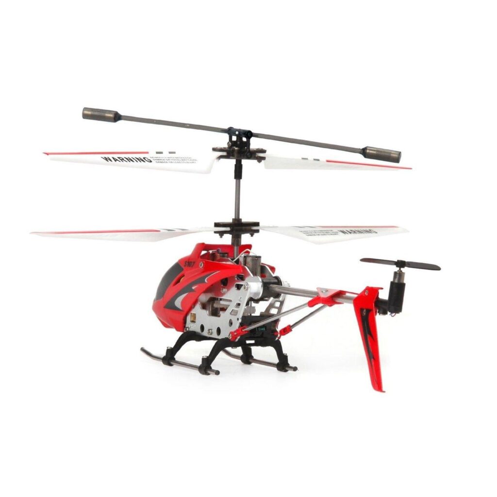Syma S107G – Mini Hélicoptère RC Infrarouge 3,5 Canaux – Avec Gyroscope, Batterie Lithium, Vol 5-7 Min – Couleur Bleue