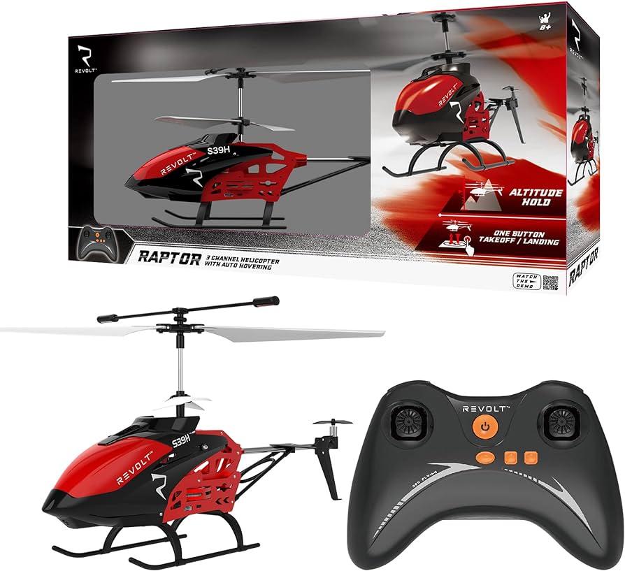 Revolt Raptor 3 Channel Remote Control Helicopter: Sleek and stable: The features that make Revolt Raptor a top choice for remote control helicopter enthusiasts