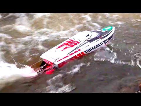 Thrasher Rc Jet Boat Top Speed: High-speed excitement with the Thrasher RC jet boat.