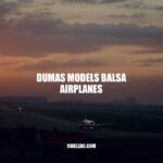 Dumas Models Balsa Airplanes: Precise Assembly and Satisfying Results.