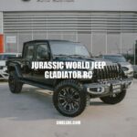 Jurassic World Jeep Gladiator RC: The Ultimate Adventure Vehicle