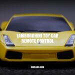 Remote-Controlled Lamborghini Toy Car: Features, Performance, and Durability.
