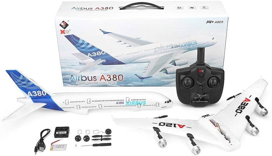 Sky Rider 2.4 Ghz Remote Control Airbus A380 Plane: Easy to Use, Versatile, and Great for Hobbyists: The Sky Rider 2.4GHz Remote Control Airbus A380 Plane.