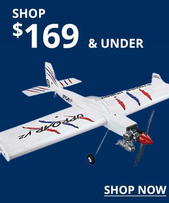 Large Radio Controlled Airplanes:  Popular brands and models of large radio-controlled airplanes available for all skill levels