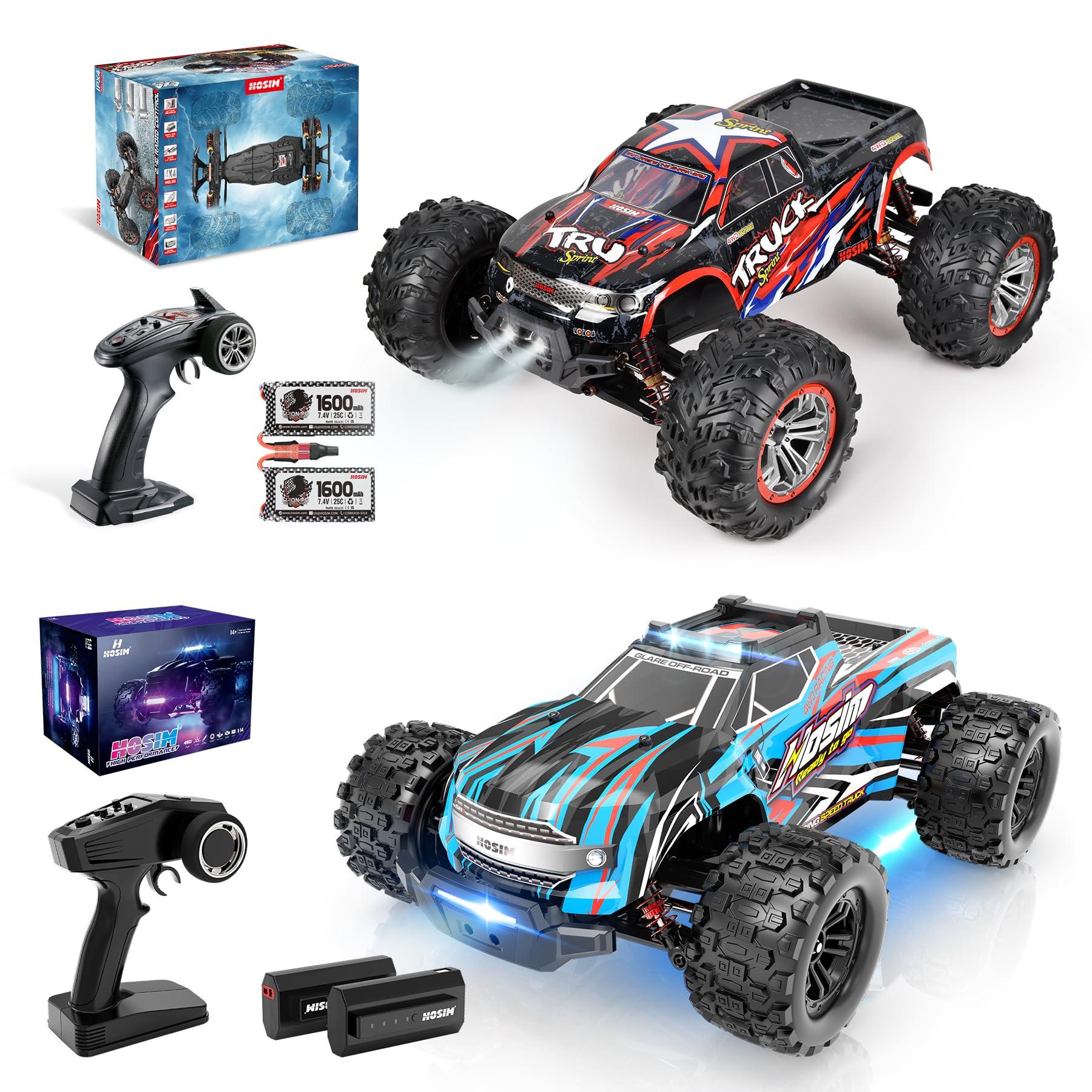 Electric Rc Trucks For Adults:  Monster trucks.