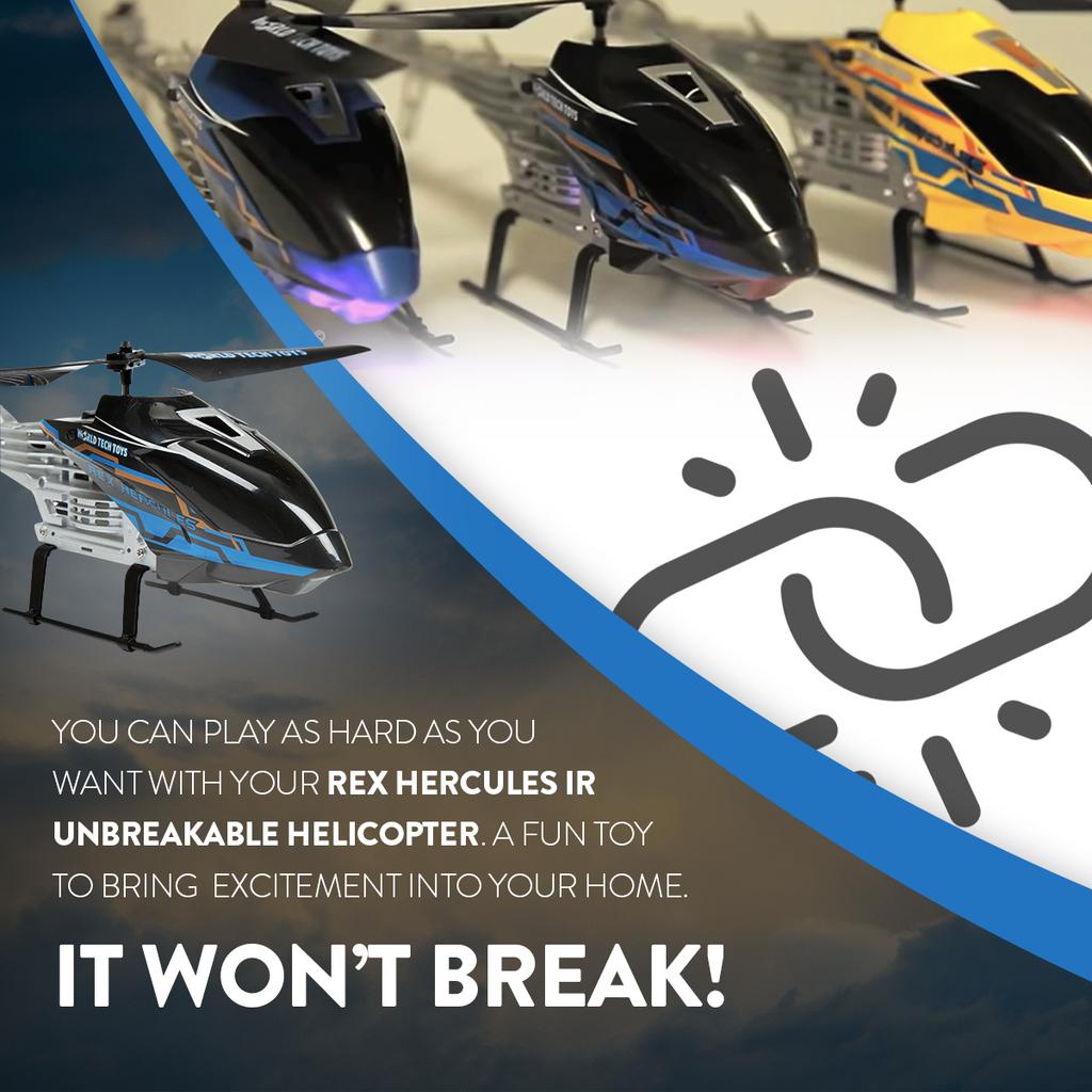 Rex Hercules Unbreakable Helicopter: Rex Hercules Unbreakable Helicopter: Perfect for Beginners and Experienced Pilots Alike