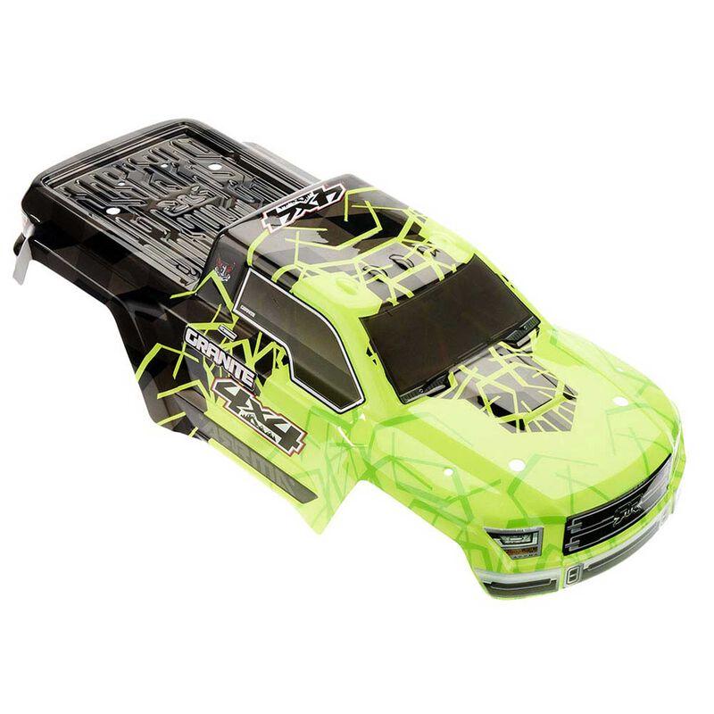 Arrma Granite Body Shell: Durable and lightweight polycarbonate material.