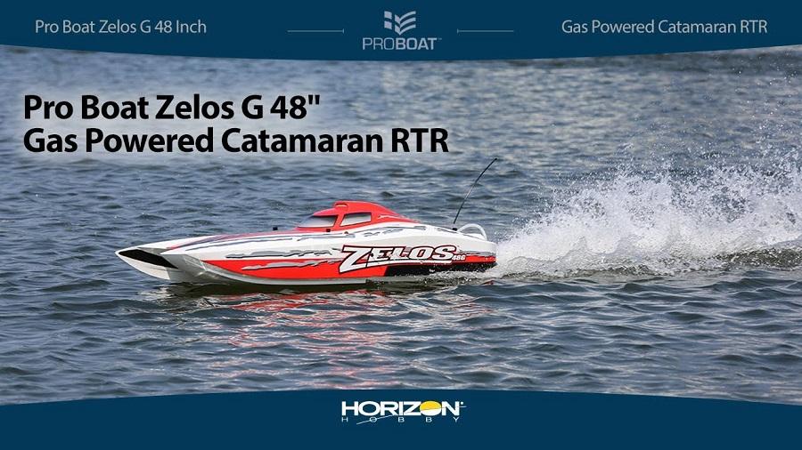 Proboat Zelos 48 Gas: Impressive Performance of the Proboat Zelos 48 Gas.