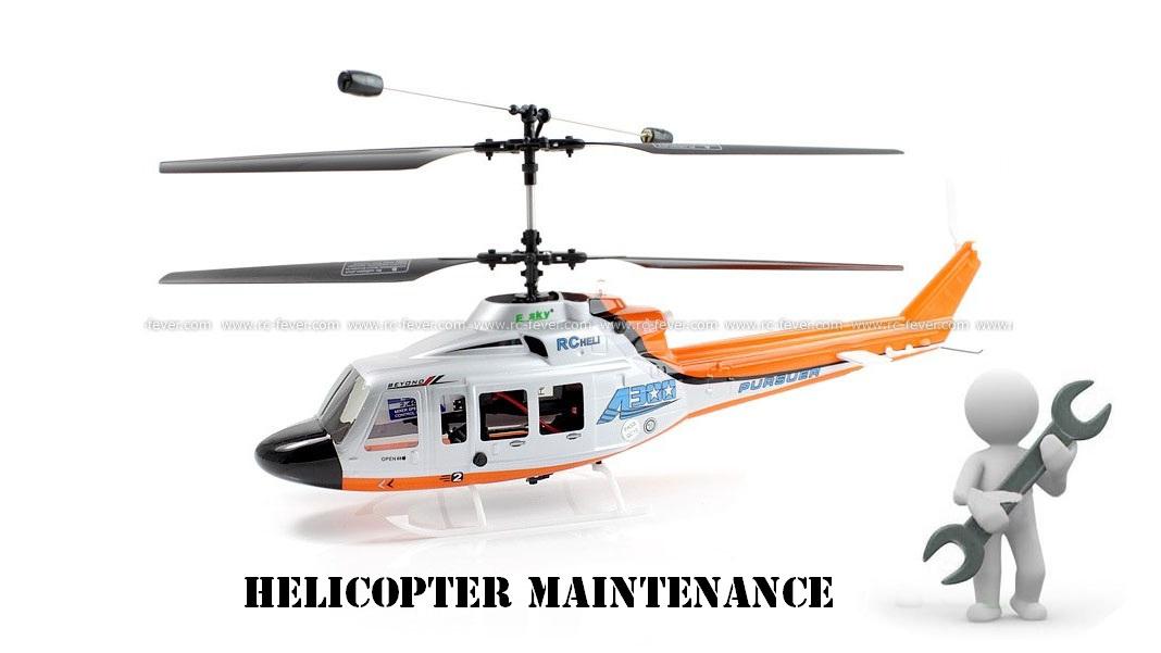 1/4 Scale Rc Helicopter:  Maintenance and Repair Tips