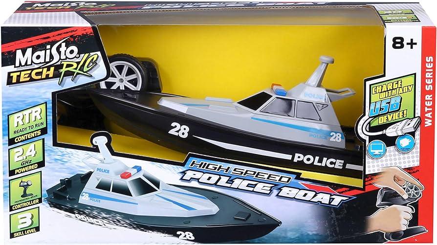 Maisto Police Boat: Find the best deals for the Maisto Police Boat on popular online platforms.