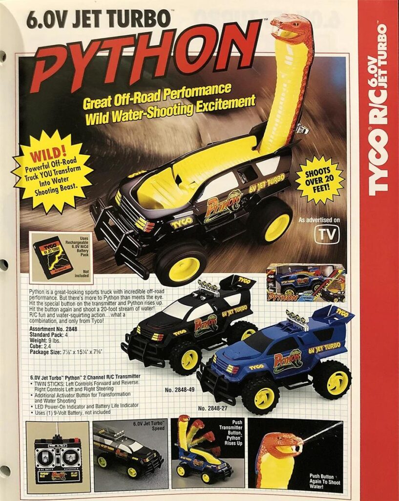 Discover the Tyco Python RC Car: High-Performance Fun at Your Fingertips