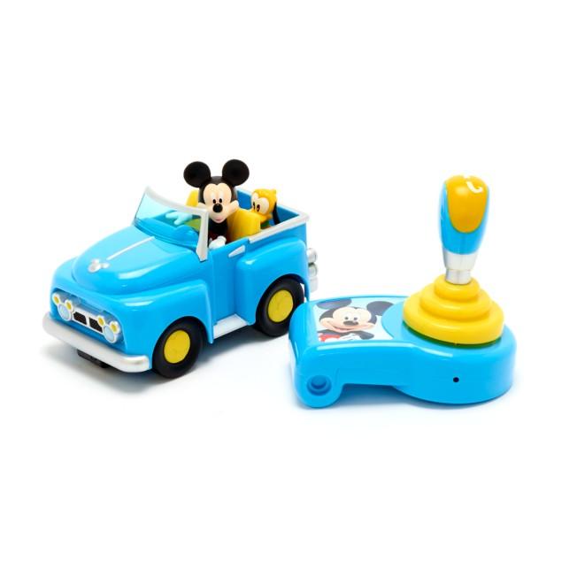 Mickey Mouse Remote Control Car: No 'Stop' ending reason needed.