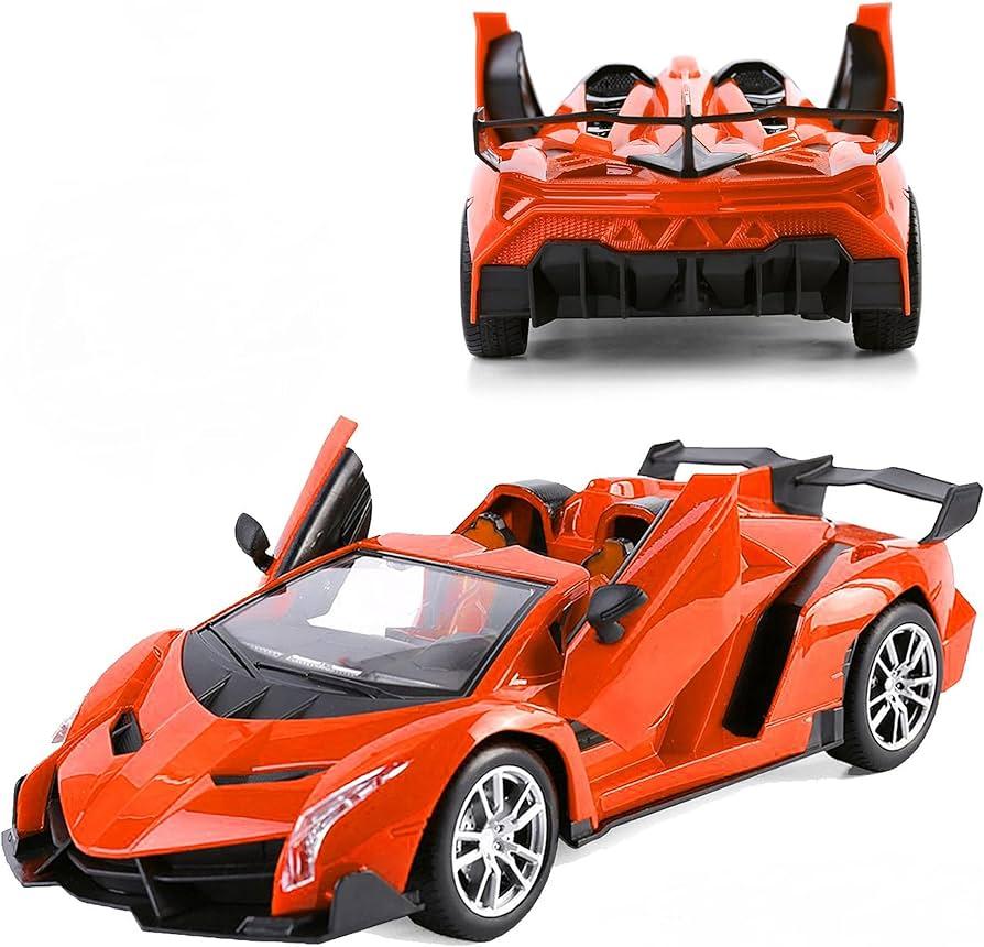 Orange Lamborghini Remote Control Car: Parents and children rave about the orange Lamborghini remote control car's durability and easy control