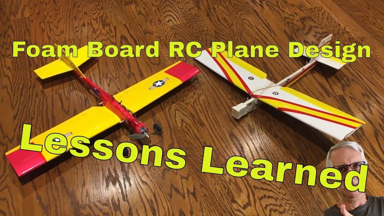 Foamboard Plane:  Construction Process for Foamboard Planes