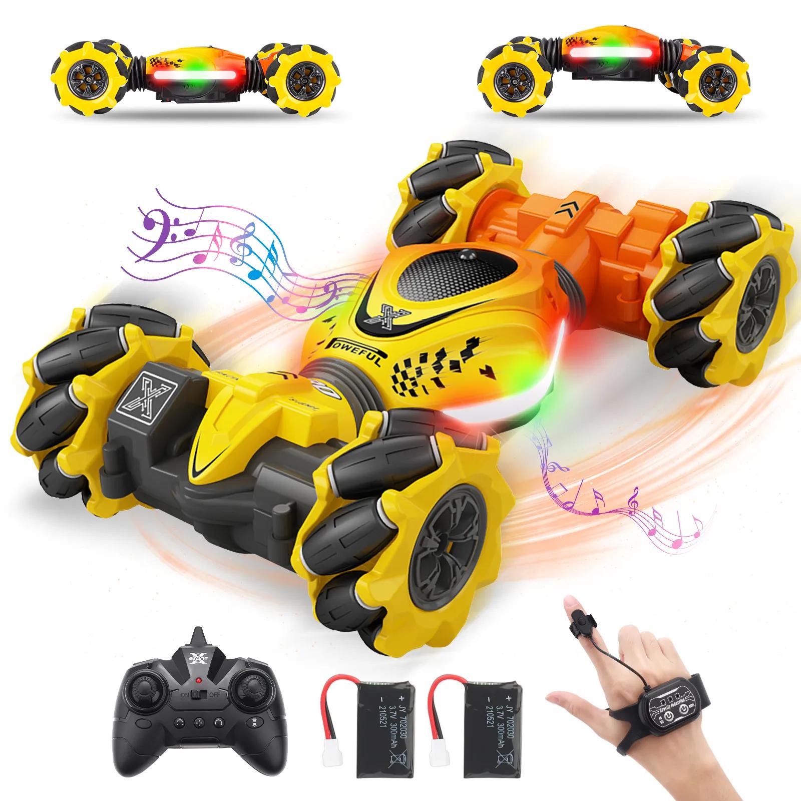 Mobile Gesture Sensing Mini Stunt Car: Affordable and Durable Option for Remote-Controlled Fun