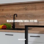 Black Airwolf Bell 222 RC: The Ultimate Remote-Controlled Helicopter for Enthusiasts.