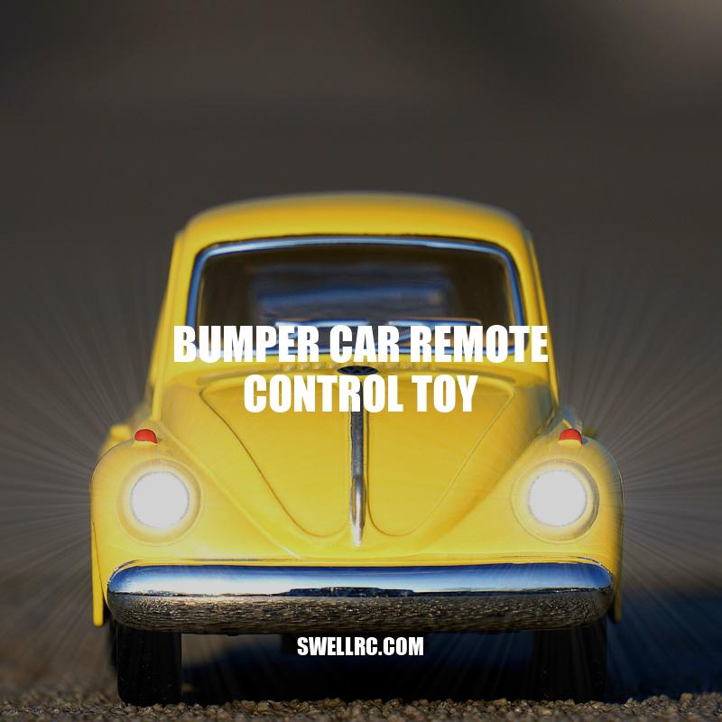 Bumper Car Remote Control Toy: A Fun and Beneficial Addition to Children's Playtime